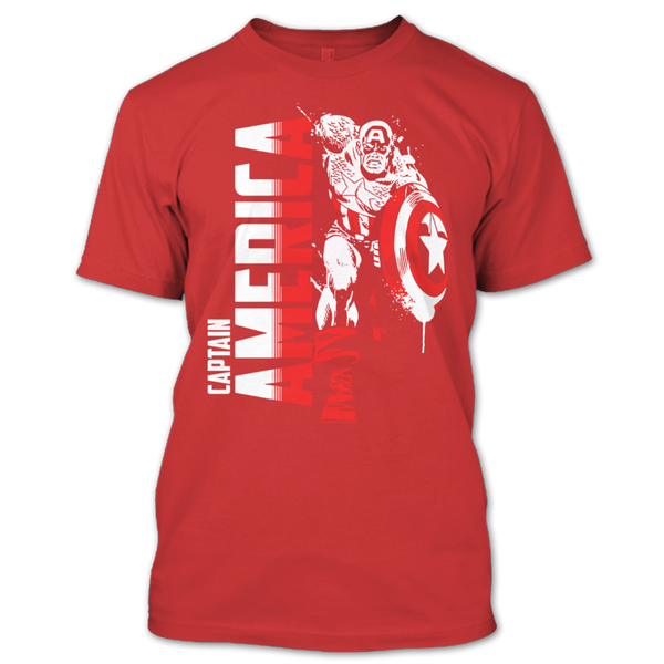 A black t-shirt with the shopify logo