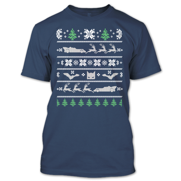 A black t-shirt with the shopify logo