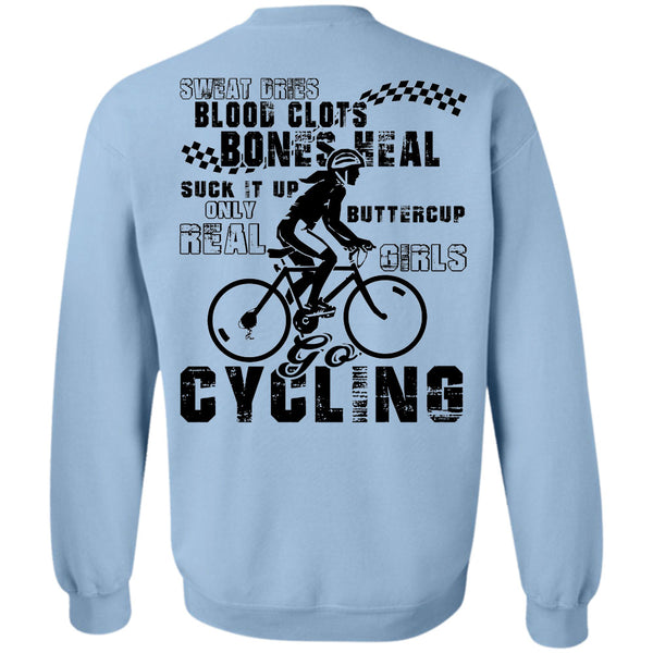 Being A Biker T Shirt, Only Real Girl Cycling Sweatshirt
