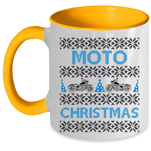 Christmas Gift For Fireman Coffee Mug, Moto Christmas Accent Mug