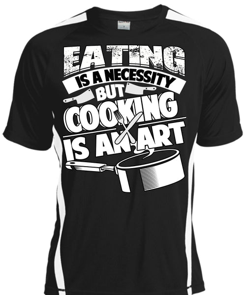 A black t-shirt with the shopify logo