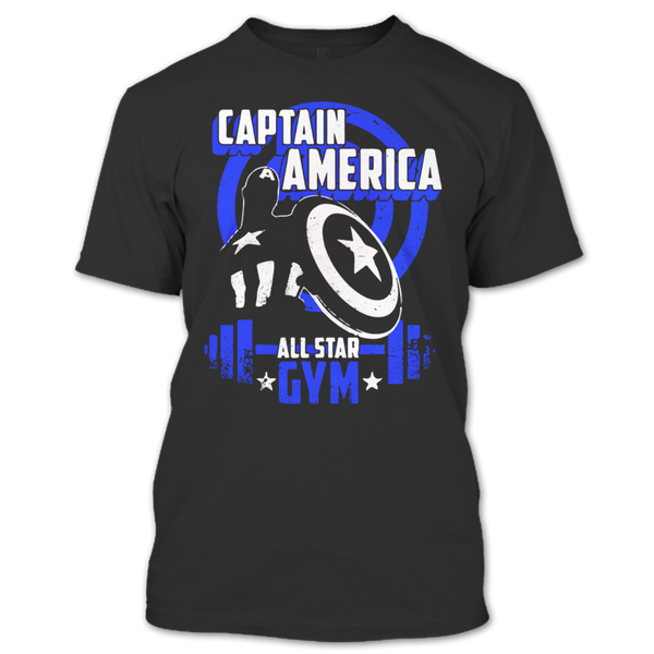 A black t-shirt with the shopify logo