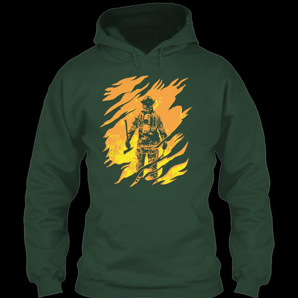 A black t-shirt with the shopify logo