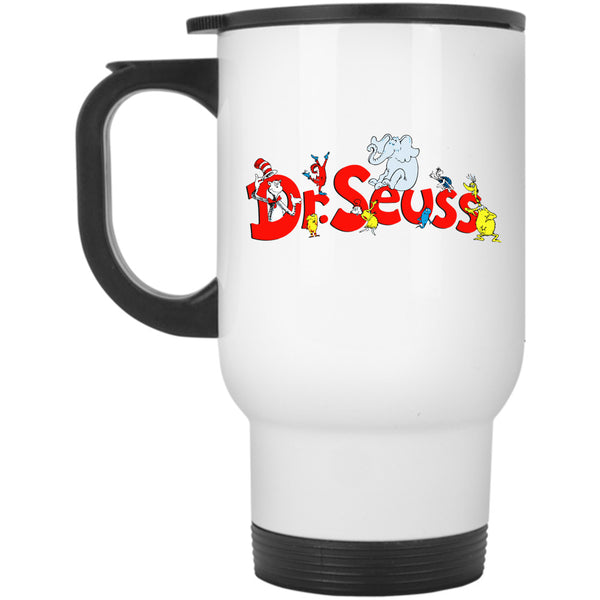 Funny Animals Dr. Seuss Cup, Read Across America Mug, Happy Birthday Dr. Seuss Cup