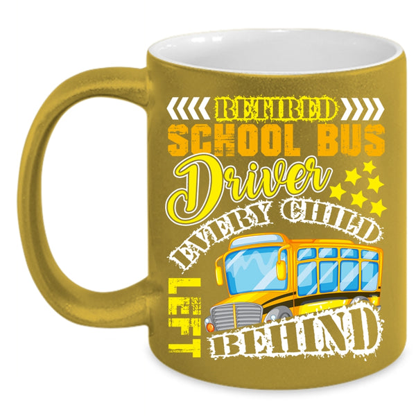 Retired School Bus Driver Coffee Mug, Cool Retirement Coffee Cup
