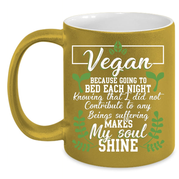 Vegan Coffee Mug, Cute Gift For Vegan Coffee Cup