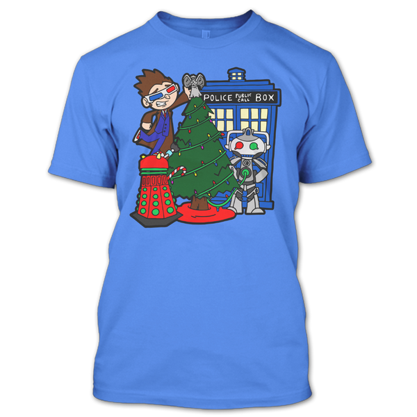 A black t-shirt with the shopify logo