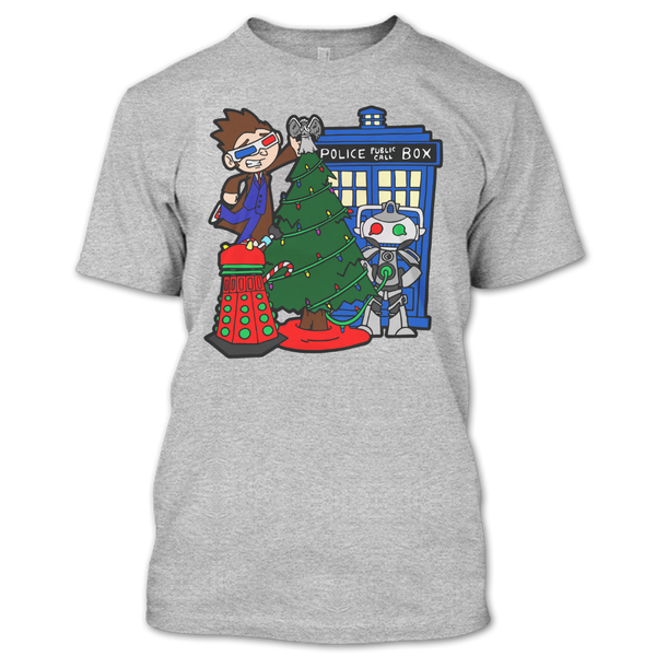 A black t-shirt with the shopify logo