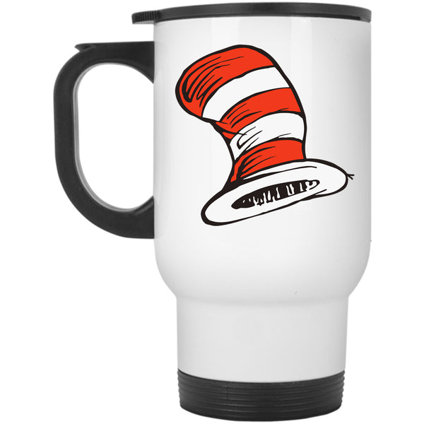 Hat Off To Dr. Seuss Cup, Funny Cat In Hat Mug, Dr. Suess Cup