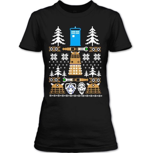 A black t-shirt with the shopify logo