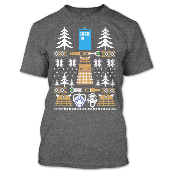 A black t-shirt with the shopify logo