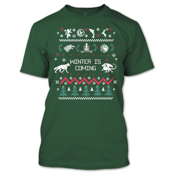 A black t-shirt with the shopify logo