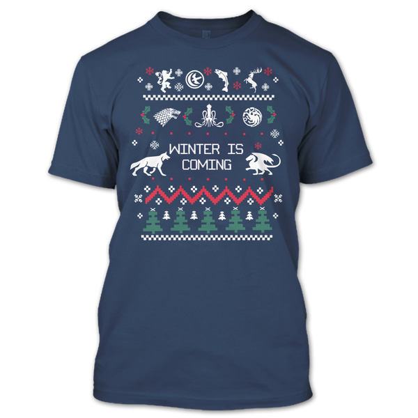 A black t-shirt with the shopify logo