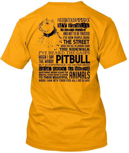 I Say The Words Pit Bull T Shirt, I Love My Dog T Shirt