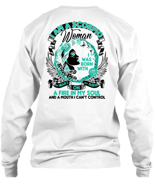 I Am A Scorpio Woman T Shirt, I Love Scorpio T Shirt