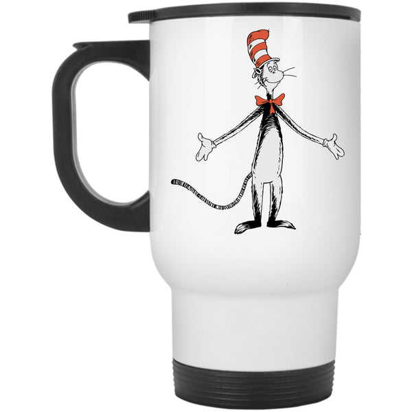 Cool Cat In Hat Cap, Read Across America Mug, Dr. Suess Cup
