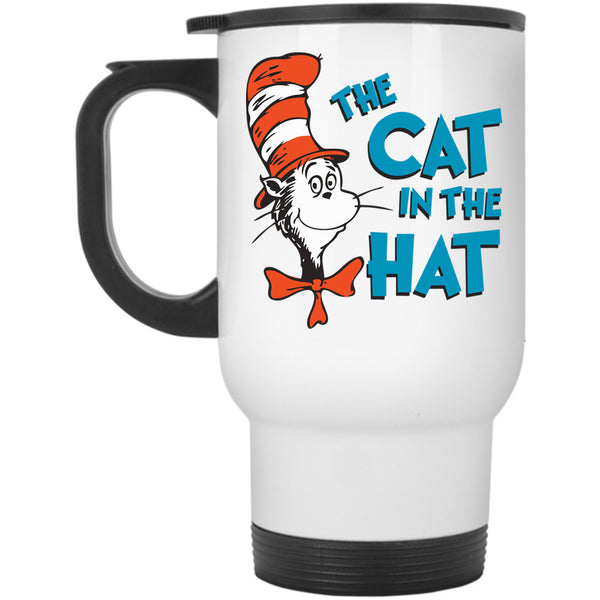 Cat In Hat Cup, Read Across America Mug, Happy Birth Day Dr. Suess Cup