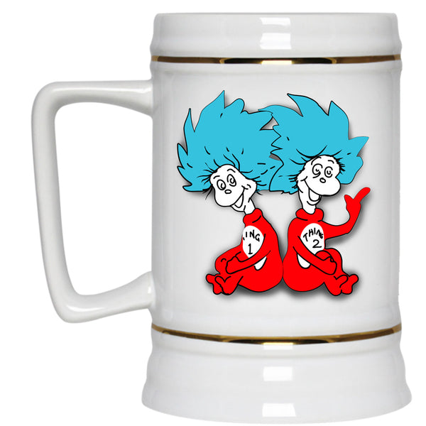Thing One And Thing 2 Cup, Dr. Suess Mug, Read Across America Cup
