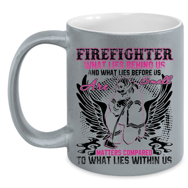Cool Gift For Firefighters Coffee Mug, Firefighter Accent Mug