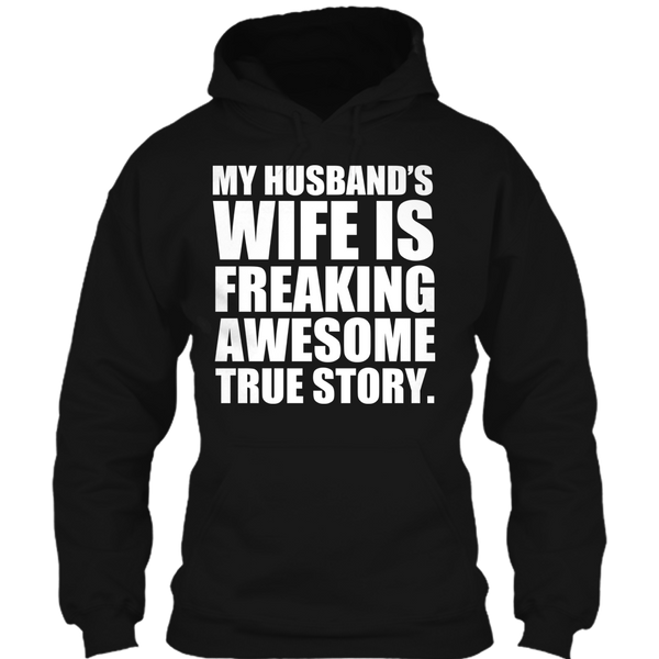 A black t-shirt with the shopify logo