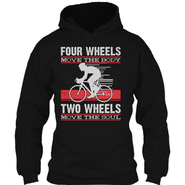 A black t-shirt with the shopify logo