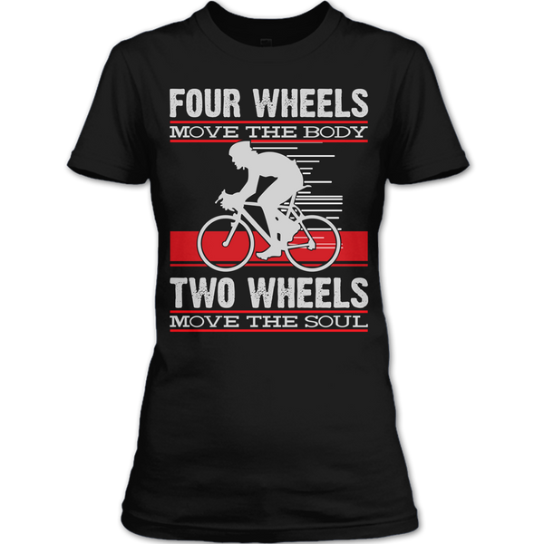 A black t-shirt with the shopify logo