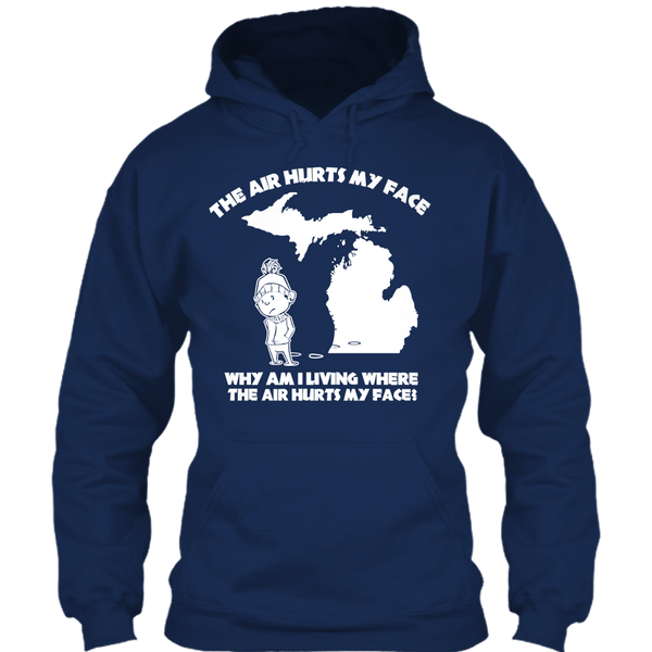 A black t-shirt with the shopify logo