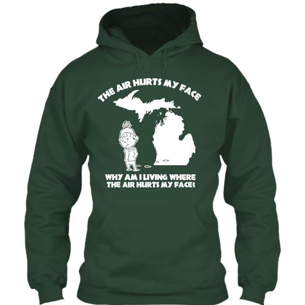 A black t-shirt with the shopify logo