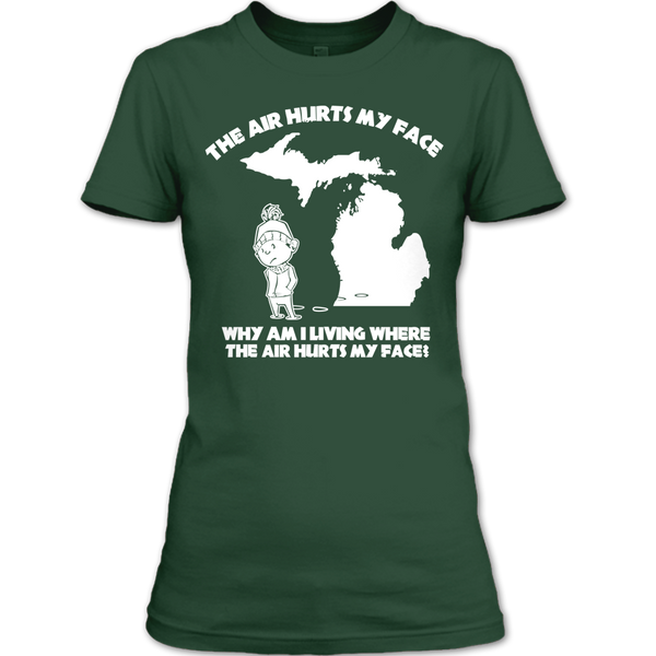 A black t-shirt with the shopify logo