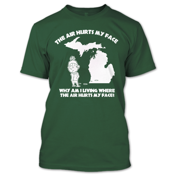 A black t-shirt with the shopify logo