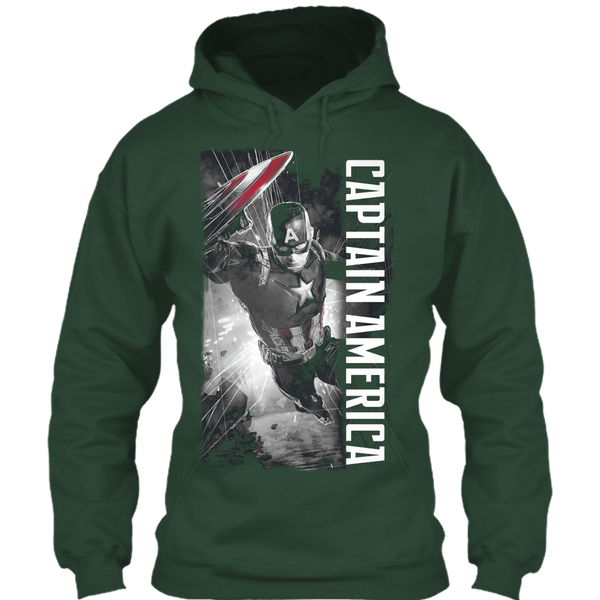 A black t-shirt with the shopify logo