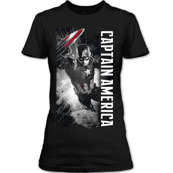 A black t-shirt with the shopify logo