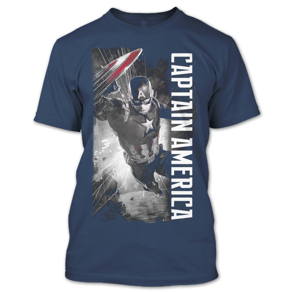 A black t-shirt with the shopify logo