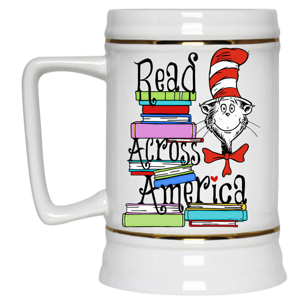 Dr. Suess Cup, Read Across America Mug, Happy Birthday Dr. Suess Cup