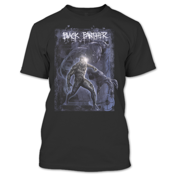 A black t-shirt with the shopify logo