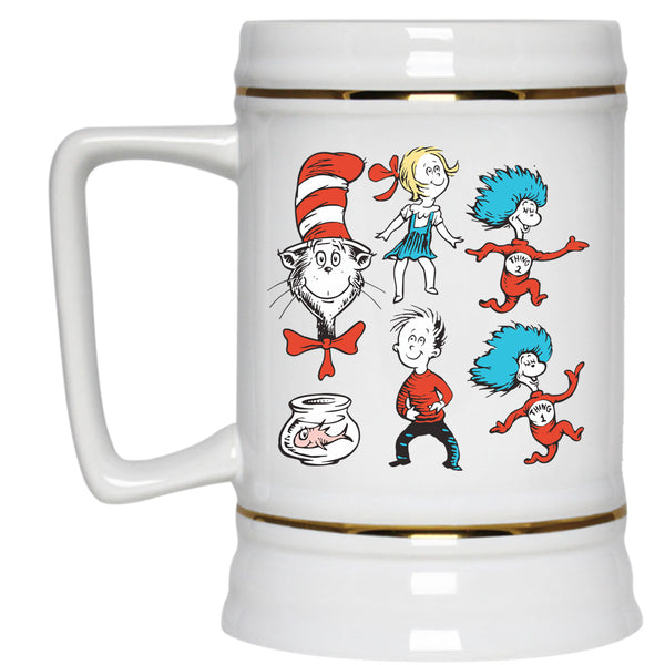 Funny Read Across America Cup, Thing One And Thing Two Mug