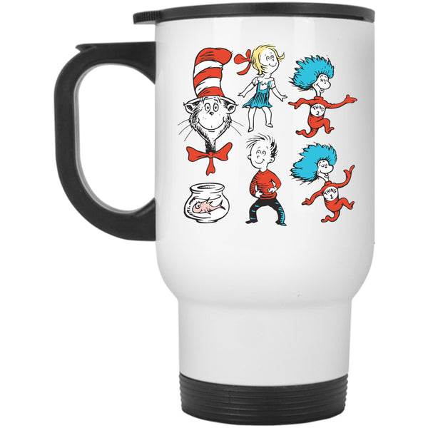 Funny Read Across America Cup, Thing One And Thing Two Mug