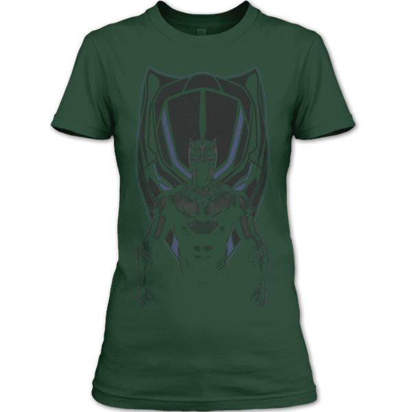 A black t-shirt with the shopify logo