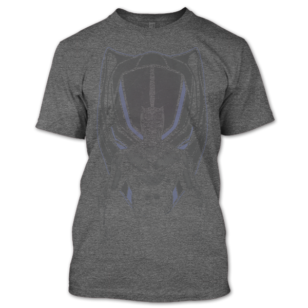 A black t-shirt with the shopify logo