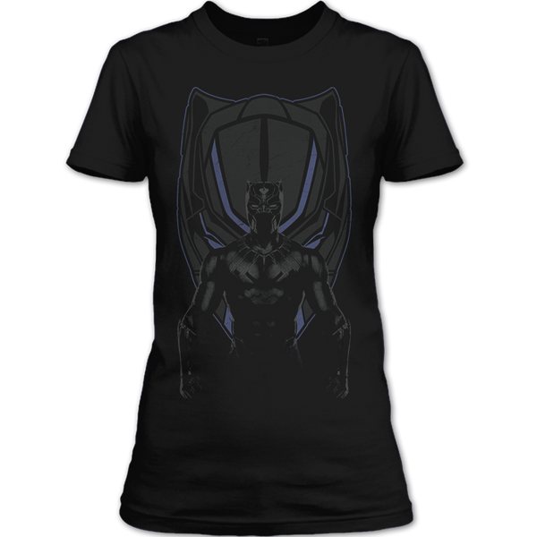 A black t-shirt with the shopify logo