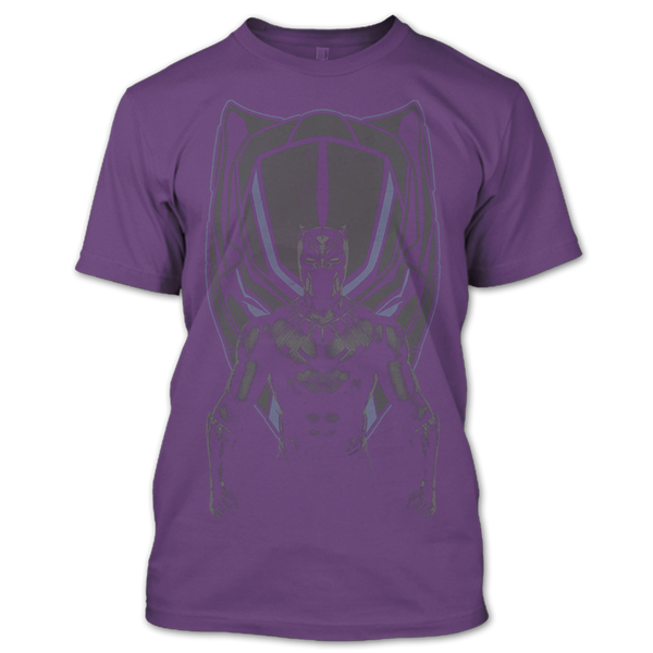 A black t-shirt with the shopify logo