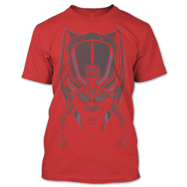 A black t-shirt with the shopify logo