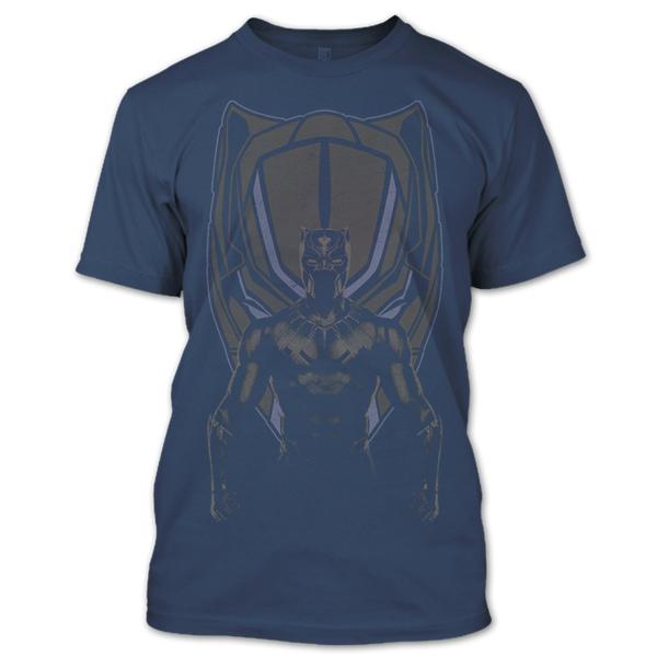 A black t-shirt with the shopify logo