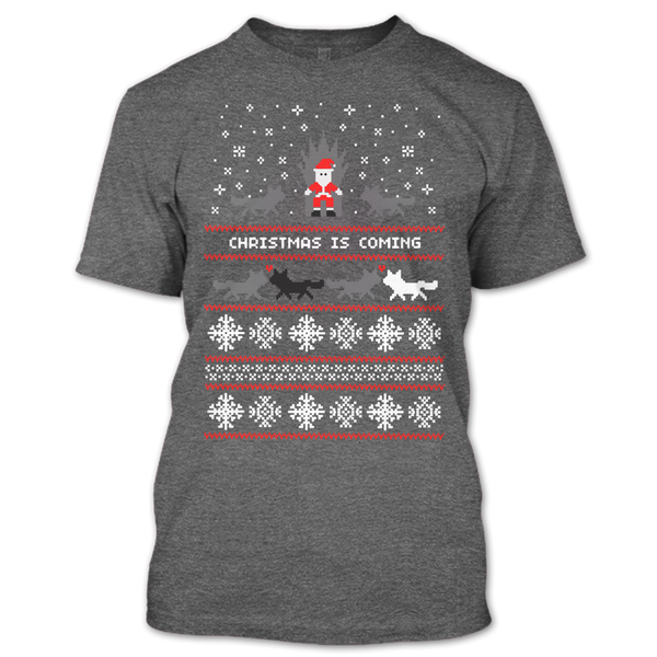 A black t-shirt with the shopify logo