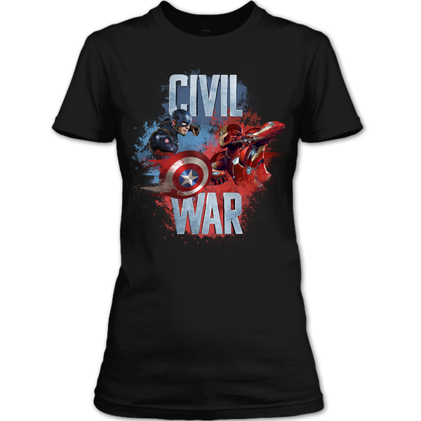 A black t-shirt with the shopify logo