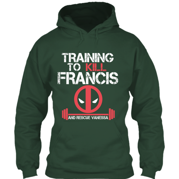 A black t-shirt with the shopify logo