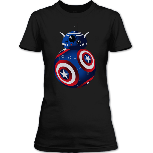 A black t-shirt with the shopify logo