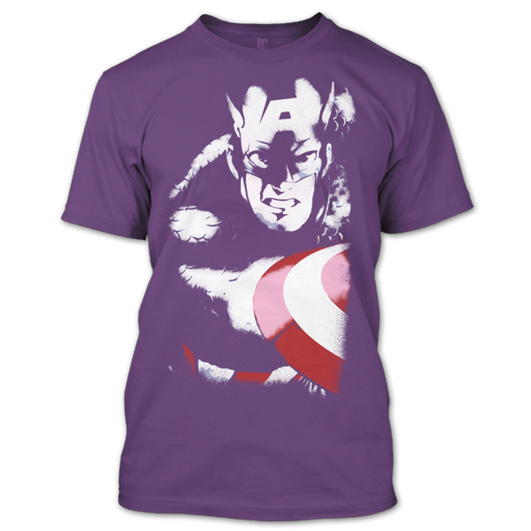 A black t-shirt with the shopify logo