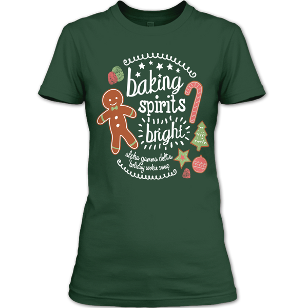 A black t-shirt with the shopify logo