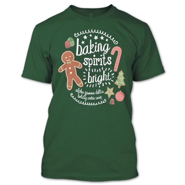 A black t-shirt with the shopify logo